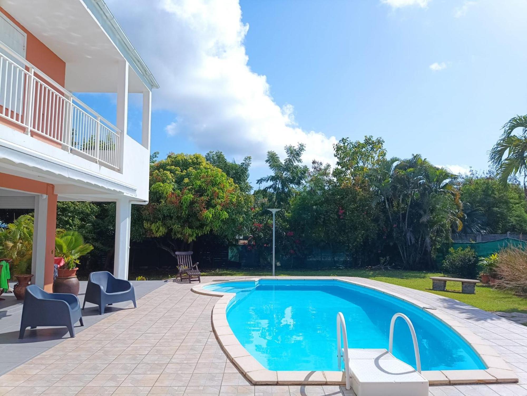 Grande Villa Avec Piscine Saint-Francois  Exterior foto